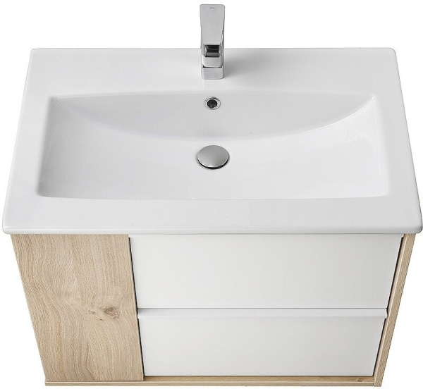 Тумба с раковиной Aquaton Бостон 75 1A2526K1BN010